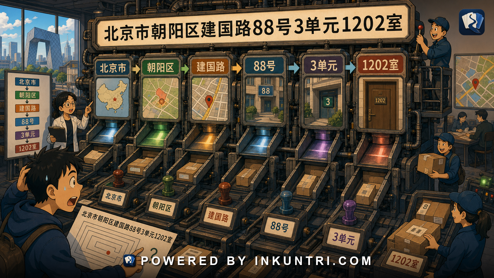 Illustration for Reading Chinese Addresses Without Getting Lost.
