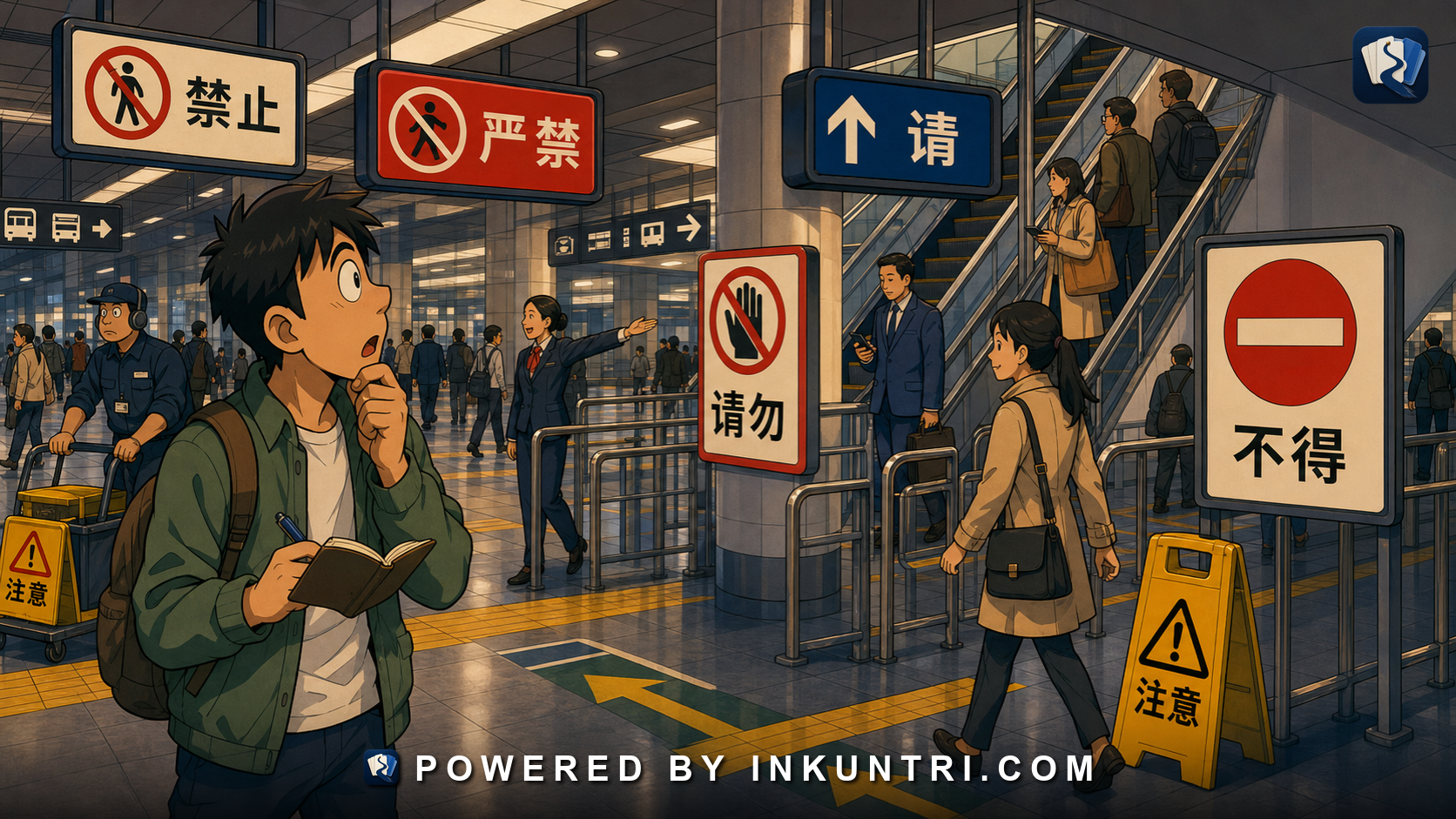 Illustration for Reading Public Signs in China: The Grammar of Warnings, Bans, and Instructions.