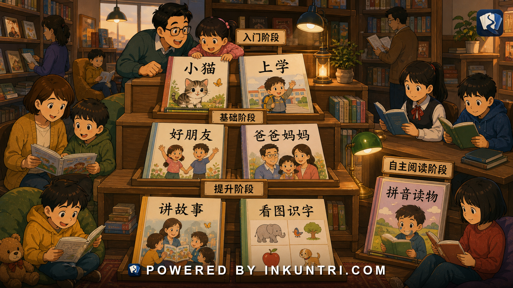 Illustration for What Chinese Children’s Readers Teach About Literacy Progression.