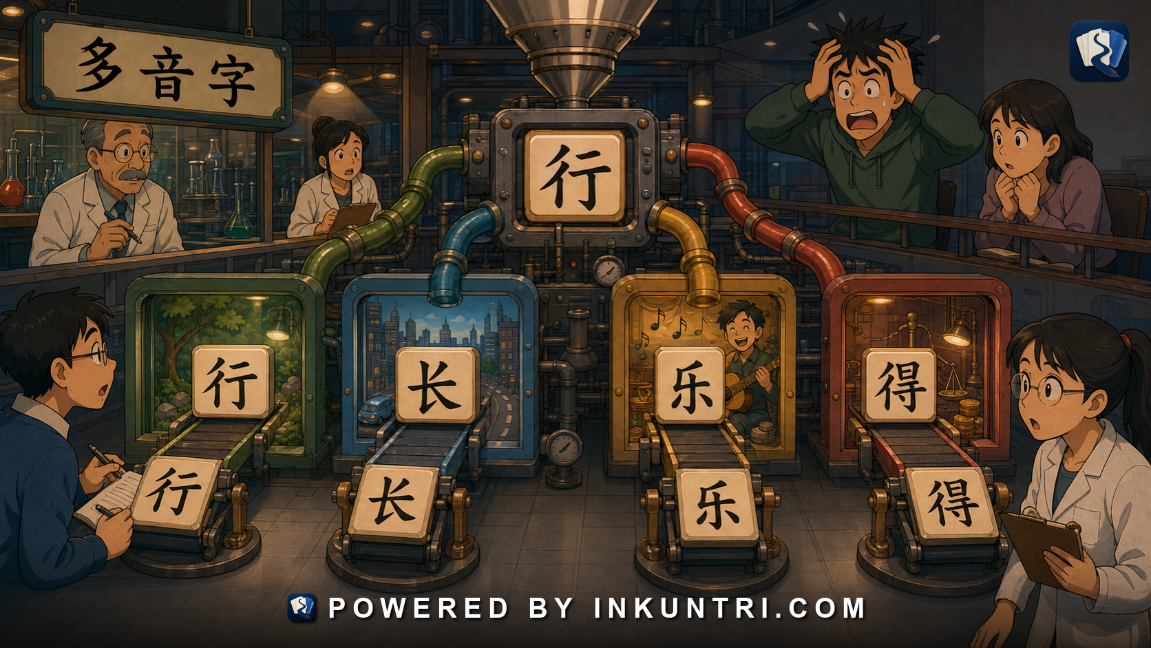 Illustration for Why Some Chinese Characters Have Multiple Pronunciations.