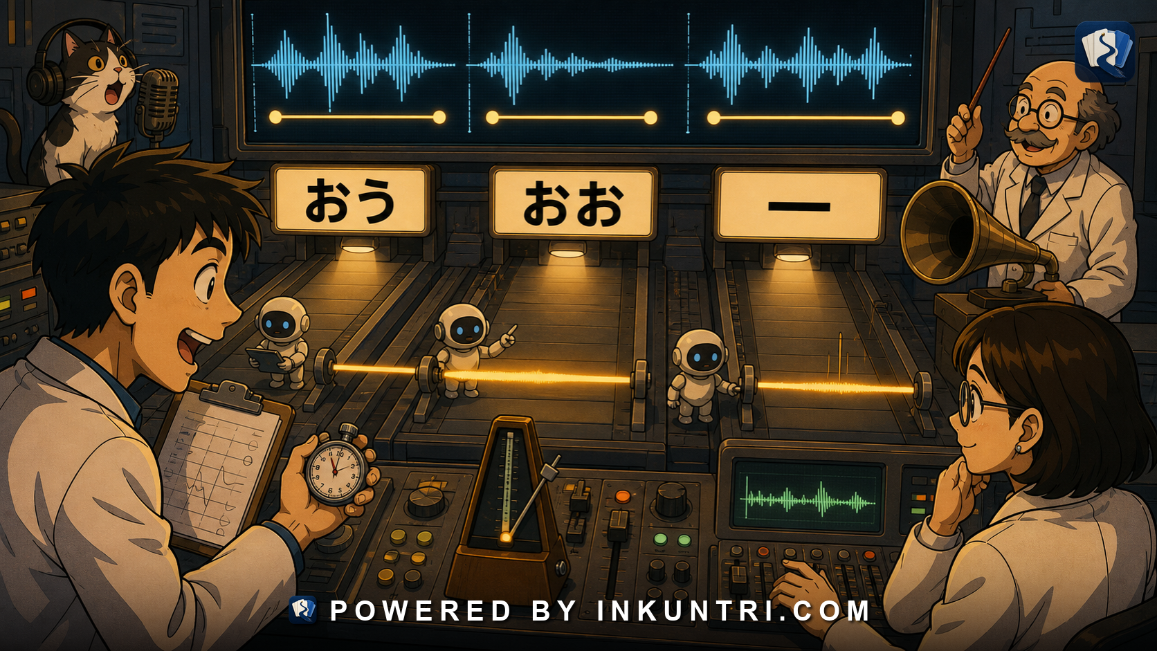 Illustration for Long Vowels in Kana: おう, おお, ー, and Romanization Trouble.