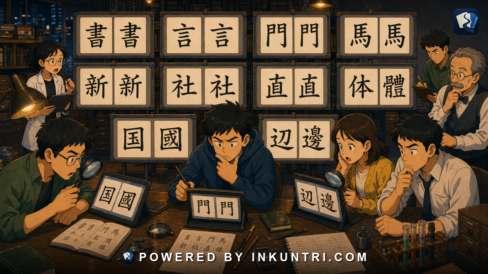 Illustration for Stroke Order for Kanji Learners Who Already Know Hanzi.