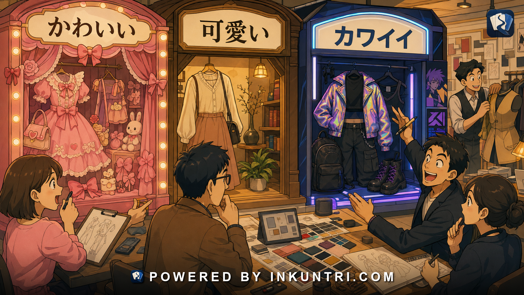 Illustration for Why Japanese Has So Many Ways to Write the Same Word.