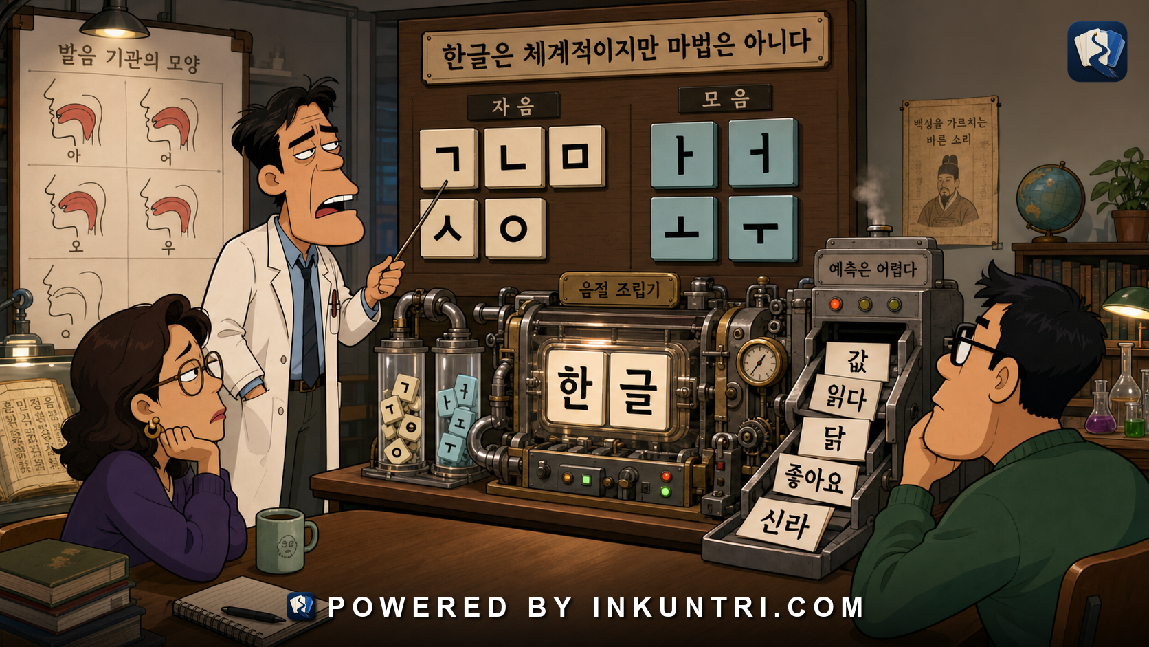 Illustration for Hangul as a Scientific Script: What That Claim Gets Right and Wrong.