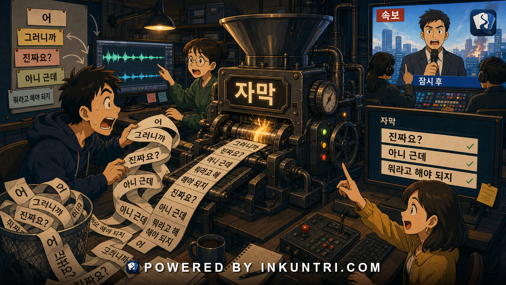 Illustration for How Korean Subtitles Compress Fast Speech.