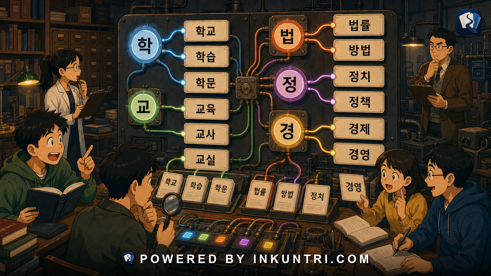 Illustration for Sino-Korean Character Families Without Requiring Full Hanja Literacy.