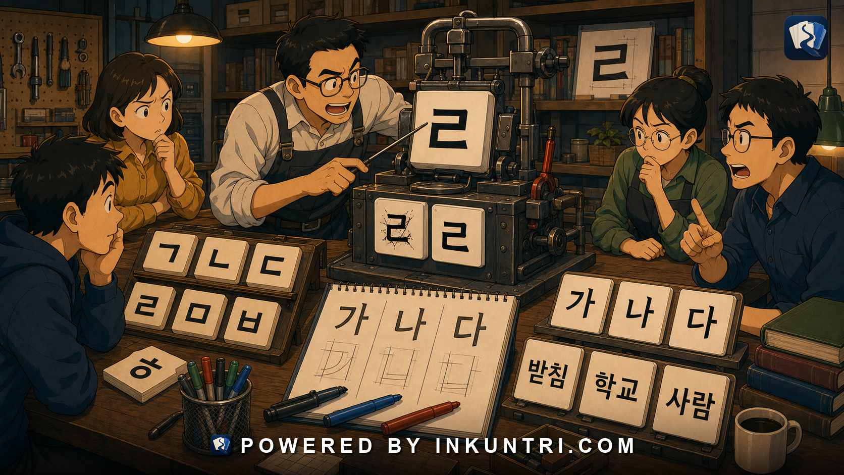 Illustration for Stroke Order for Hangul: What Matters After the First Week.