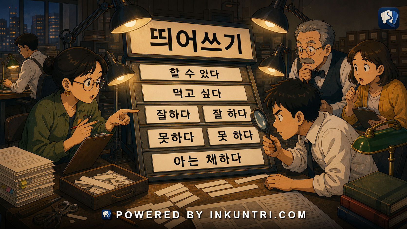 Illustration for Why Korean Spacing Is a Linguistic Problem, Not Just Punctuation.
