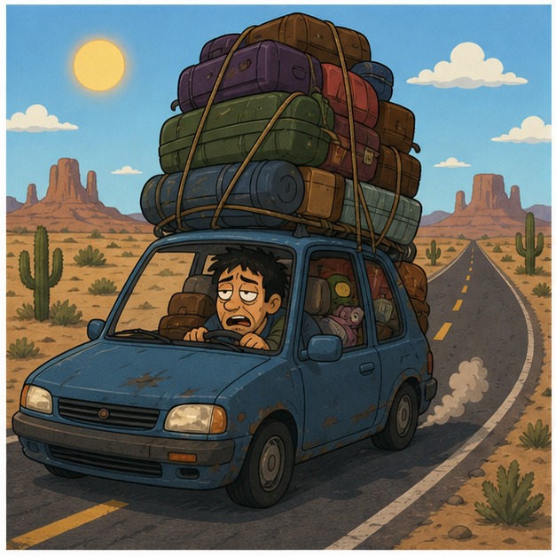 Illustration for в дороге