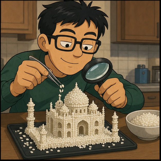 Illustration for слипшийся рис