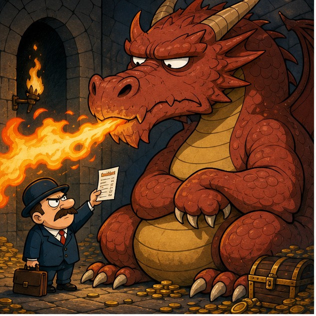Illustration for взимать; собирать