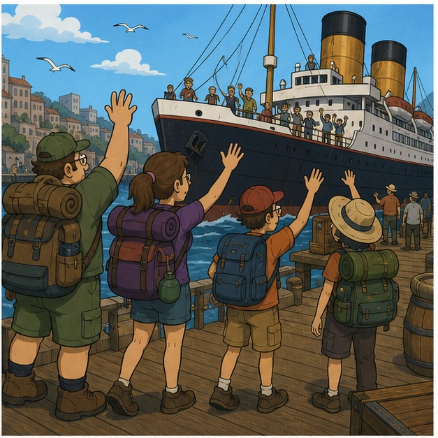 Illustration for рано отправиться