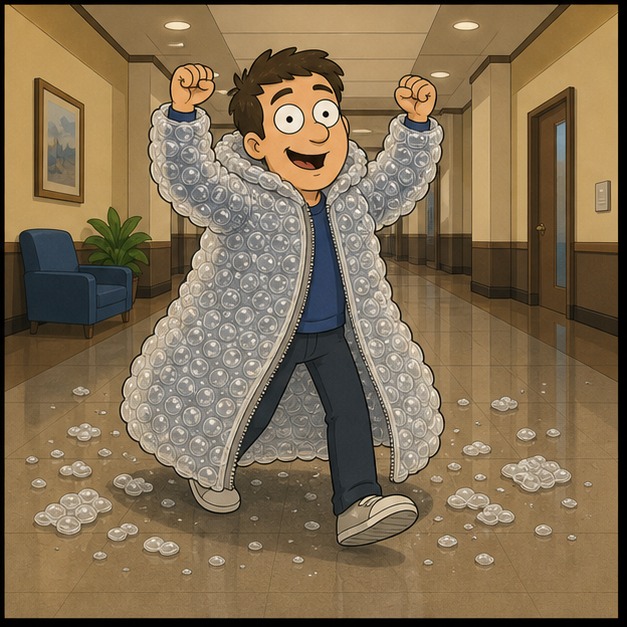 Illustration for целый и невредимый