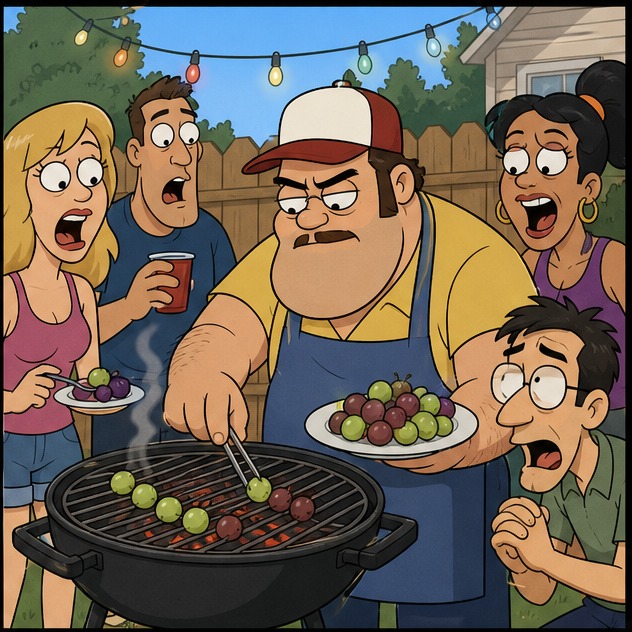 Illustration for шашлык; мясо на гриле
