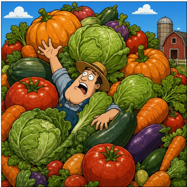 Illustration for богатый урожай