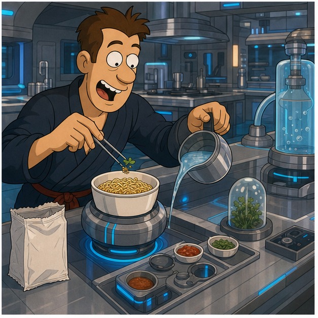Illustration for лапша быстрого приготовления