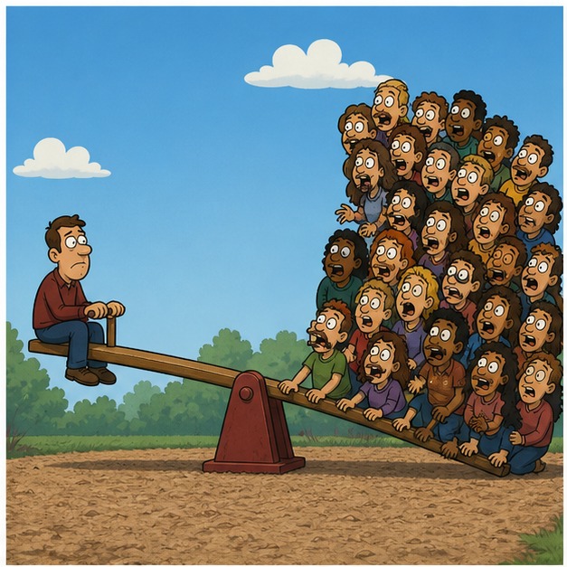 Illustration for большинство; большая часть