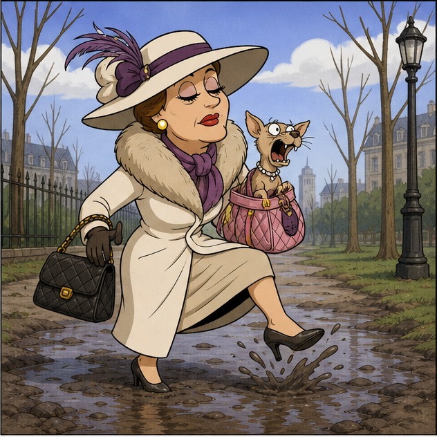 Illustration for дама с рынка