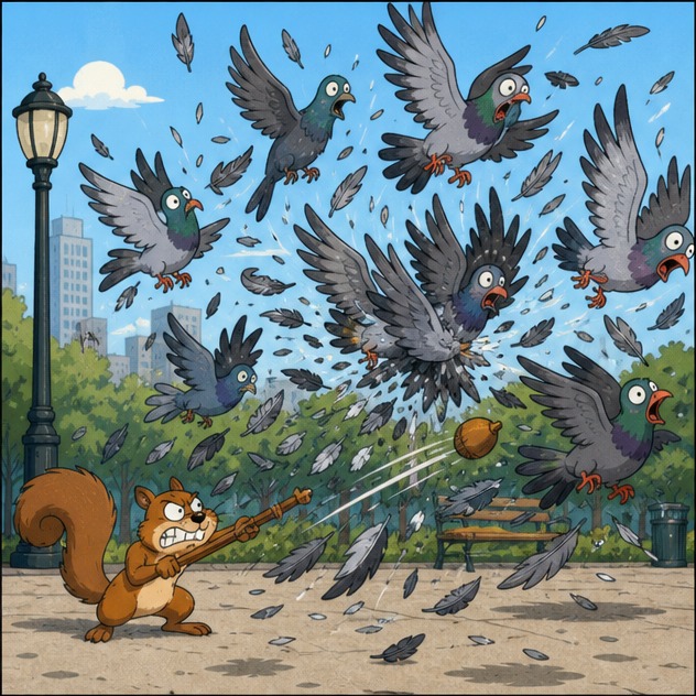 Illustration for рассеивать; разгонять