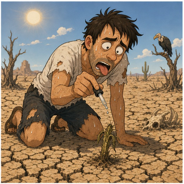 Illustration for сухой