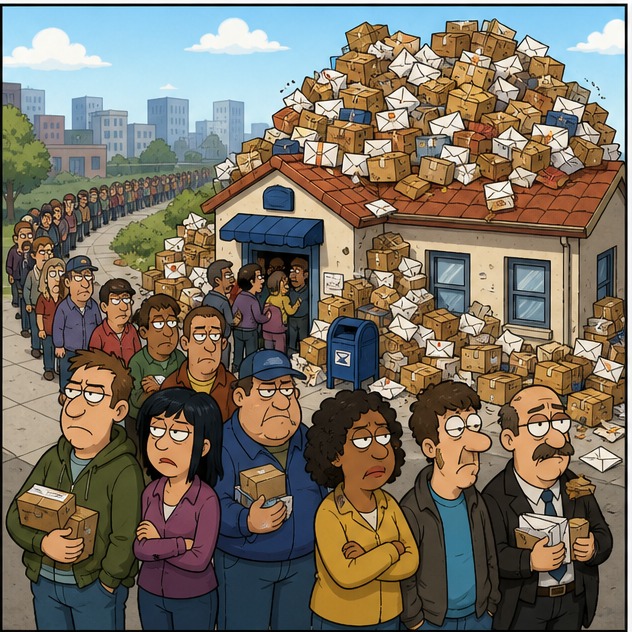 Illustration for почтовое отделение