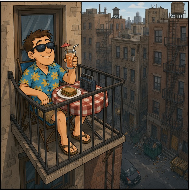 Illustration for на улице хорошо