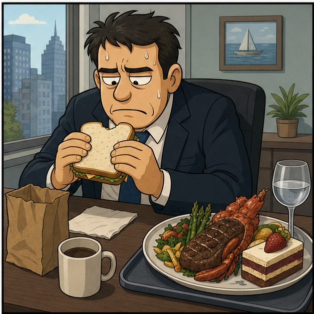 Illustration for полезный обед