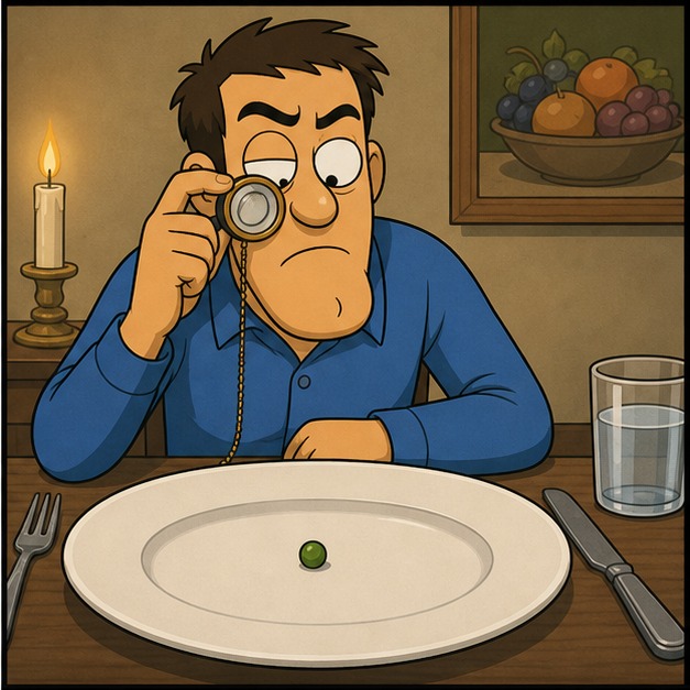 Illustration for немного; кратко