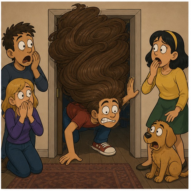 Illustration for волосы