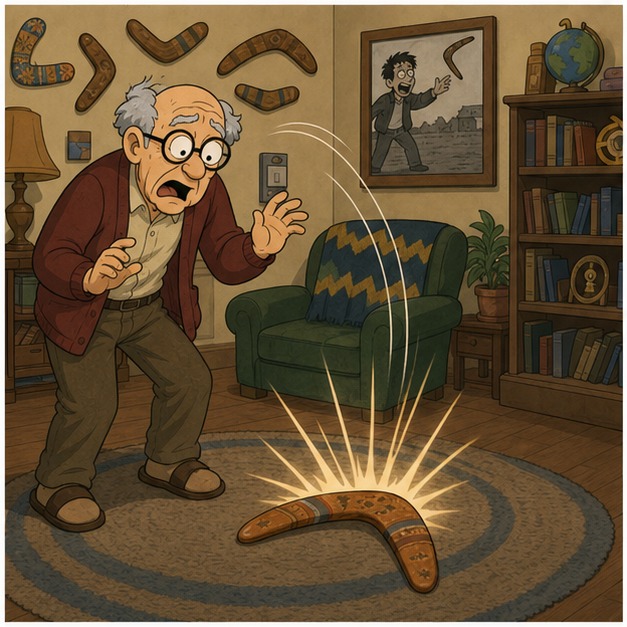 Illustration for вернуться за одной вещью