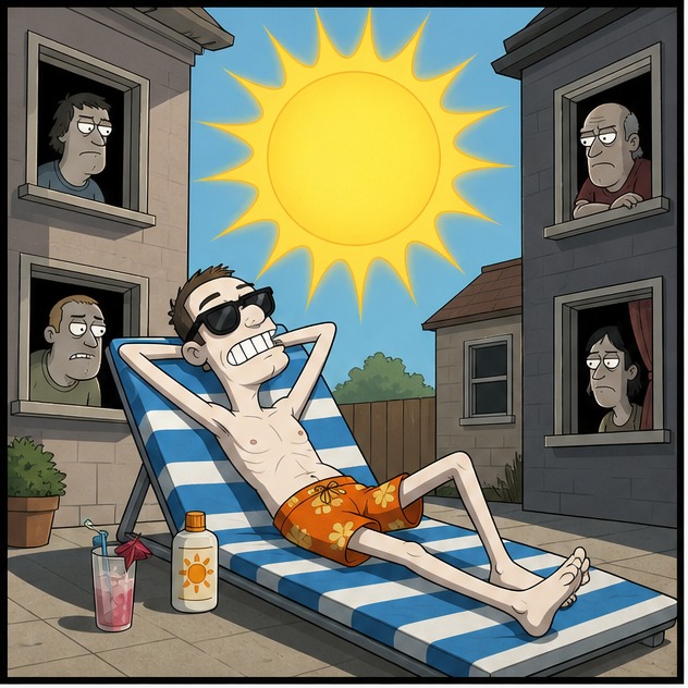 Illustration for солнечный день
