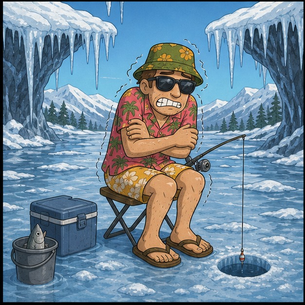 Illustration for ниже нуля
