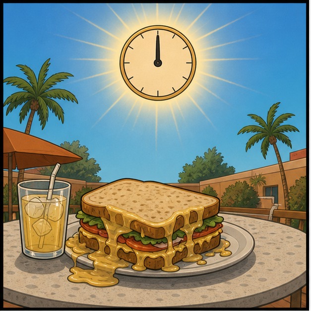 Illustration for полдень