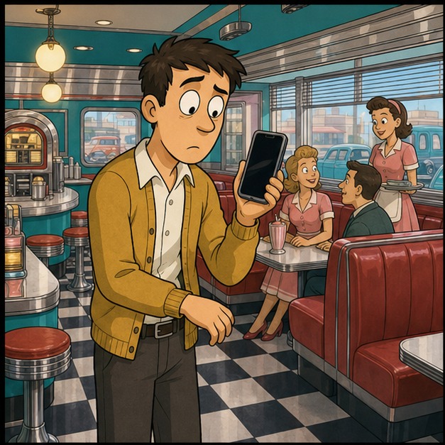 Illustration for в то время; тогда