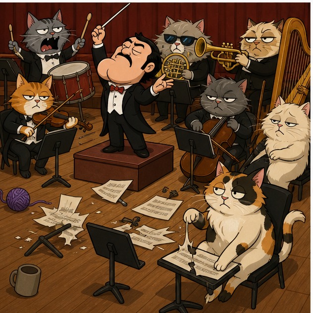 Illustration for командовать; вести
