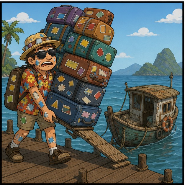 Illustration for турист