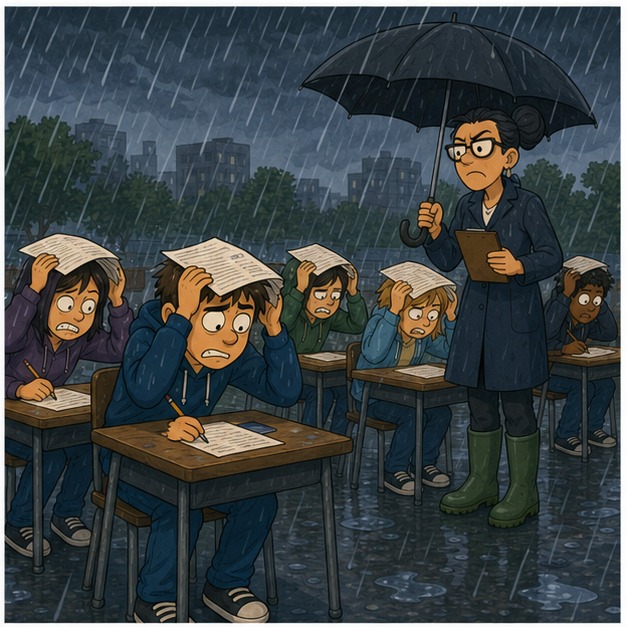 Illustration for неправильный экзамен
