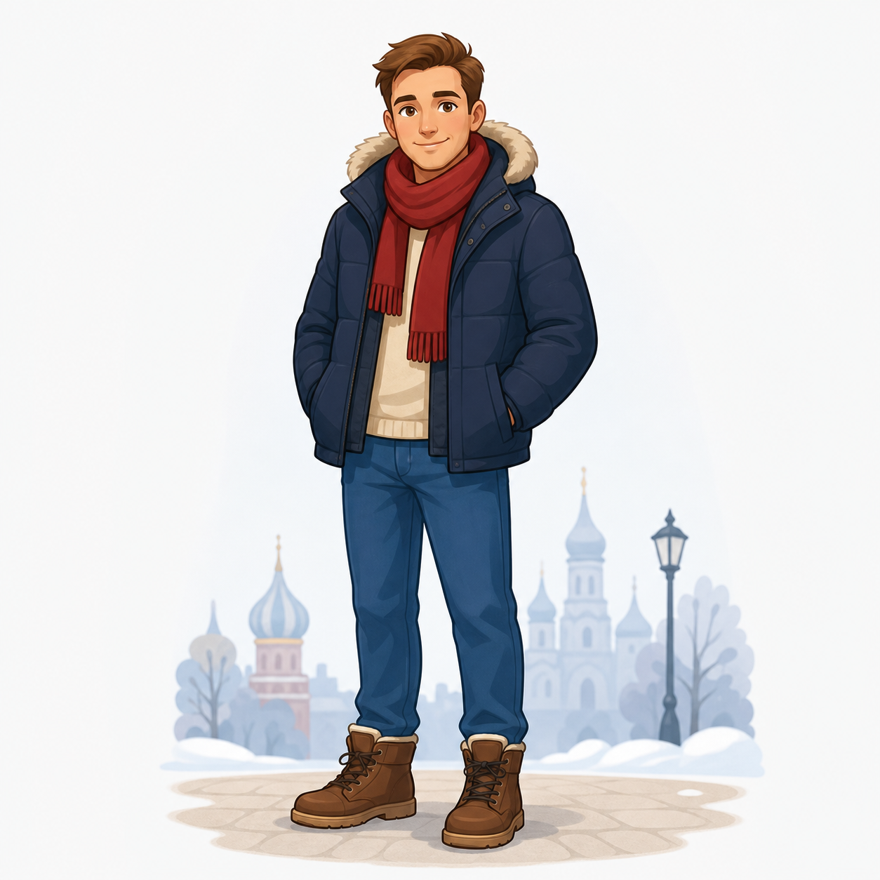 Illustration for русский; россиянин