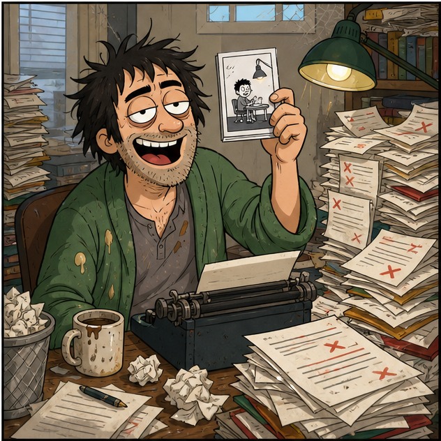 Illustration for автор сорока страниц