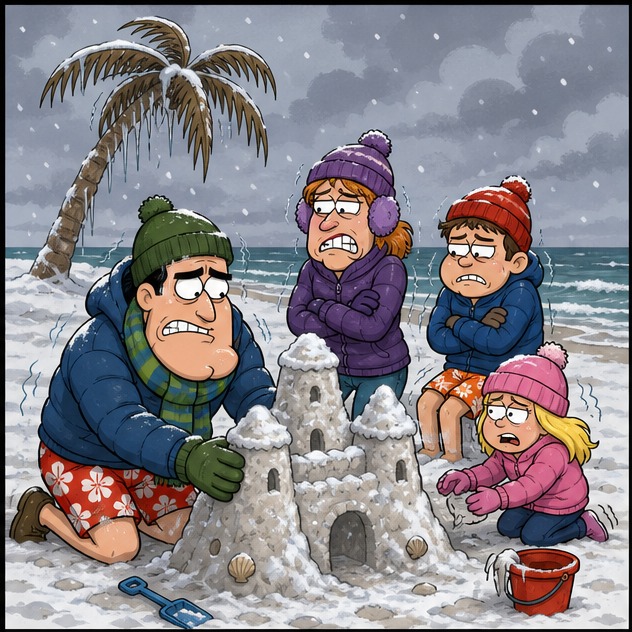Illustration for зимние каникулы