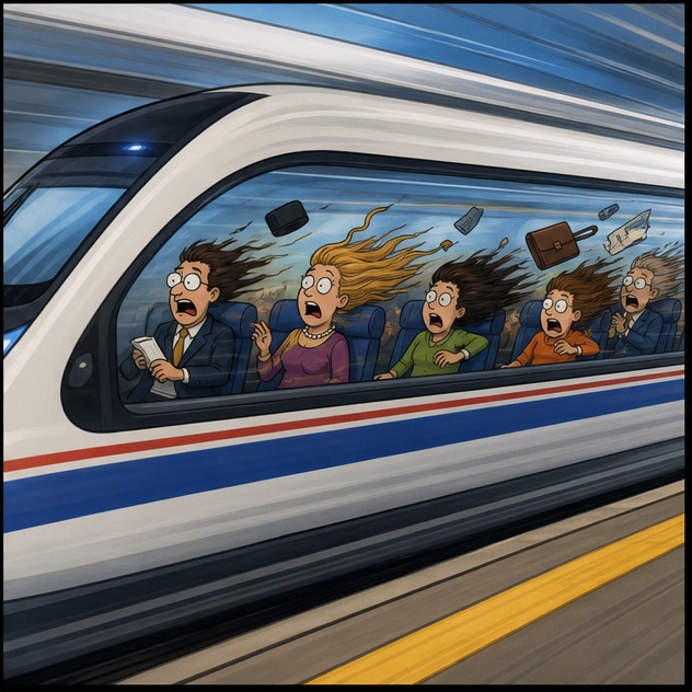 Illustration for скоростной поезд