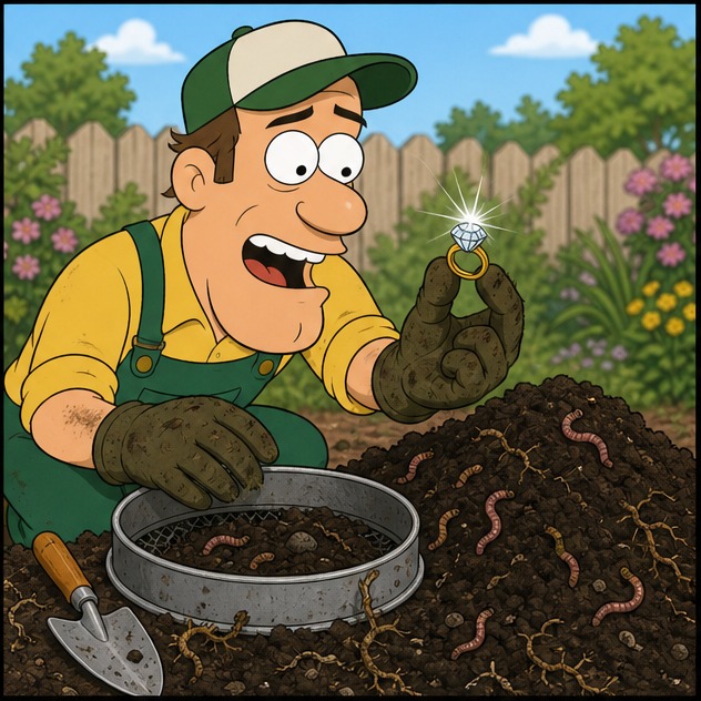 Illustration for земля из горшка