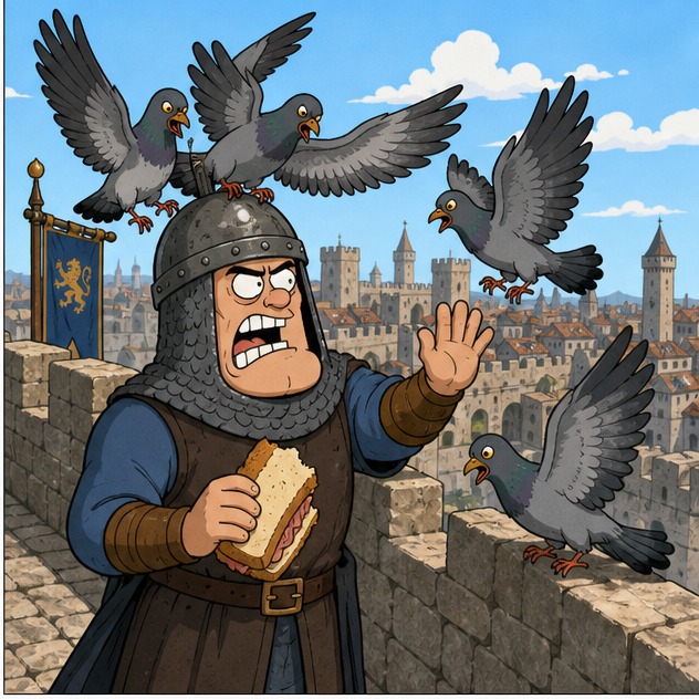 Illustration for стена; городская стена