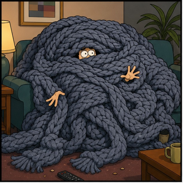 Illustration for одеяло