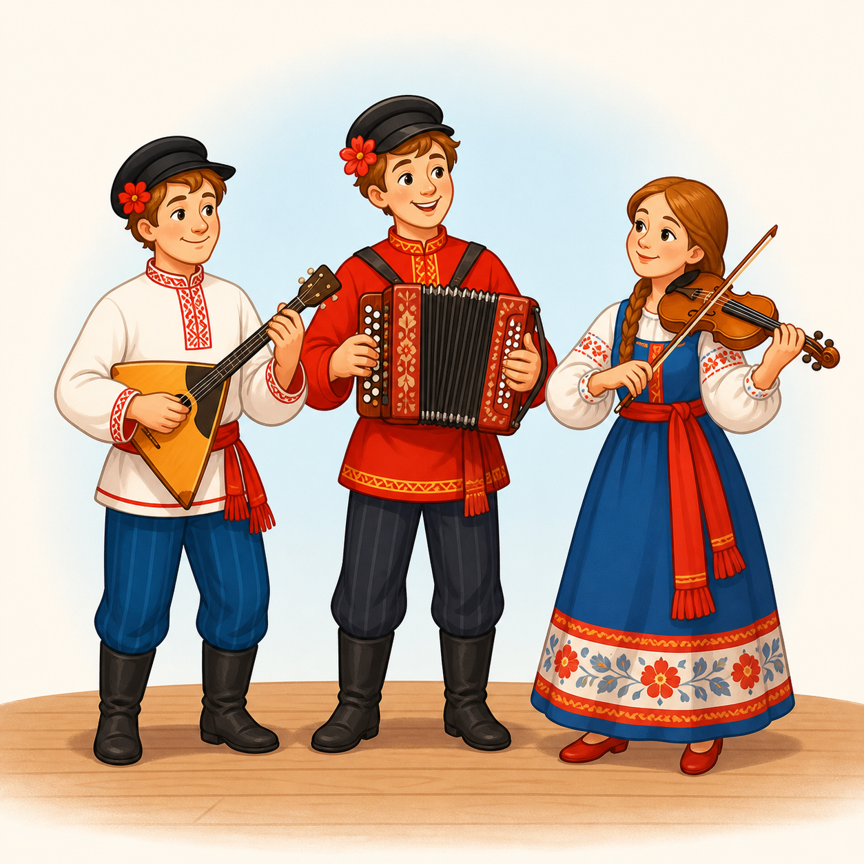 Illustration for фольклорный ансамбль