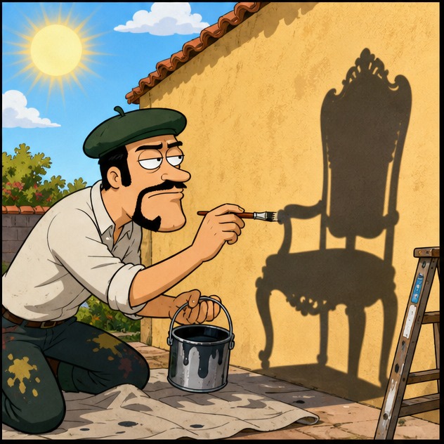 Illustration for тень