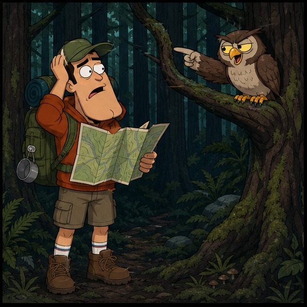 Illustration for лес