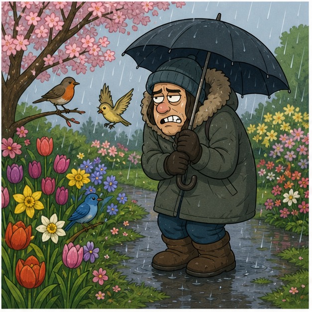 Illustration for весна с аллергией