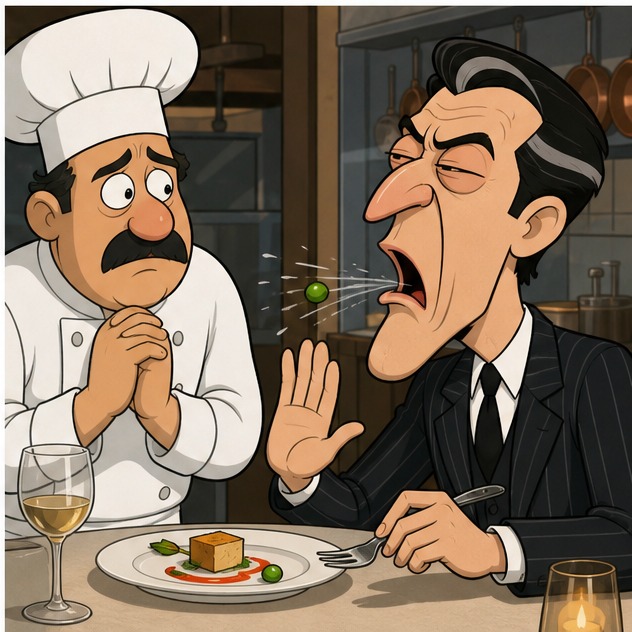 Illustration for странный вкус от голода