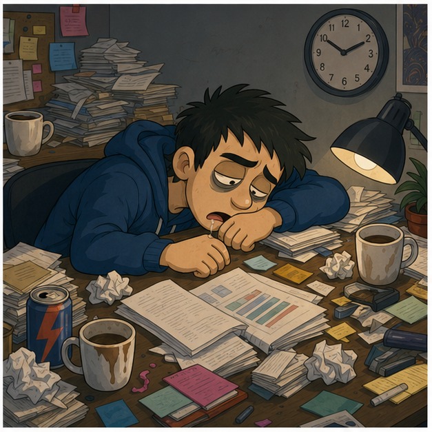 Illustration for усталый